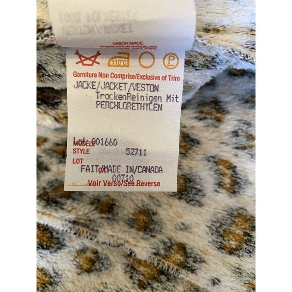 Womens 16 Tiger Cheetah 2 Button Brown Luxury Mob Wife Jacket by Joseph Ribkuff - Picture 13 of 13